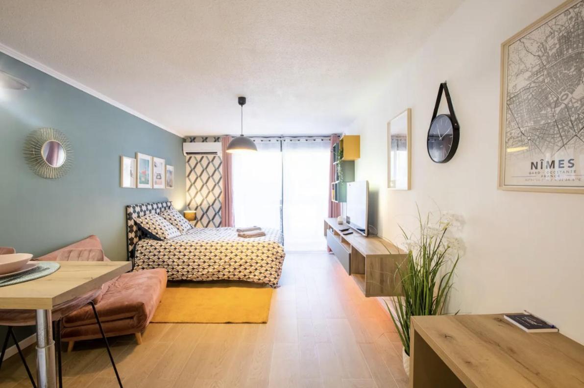 Studio Terrasse & Parking Gratuit En Residence ニーム エクステリア 写真